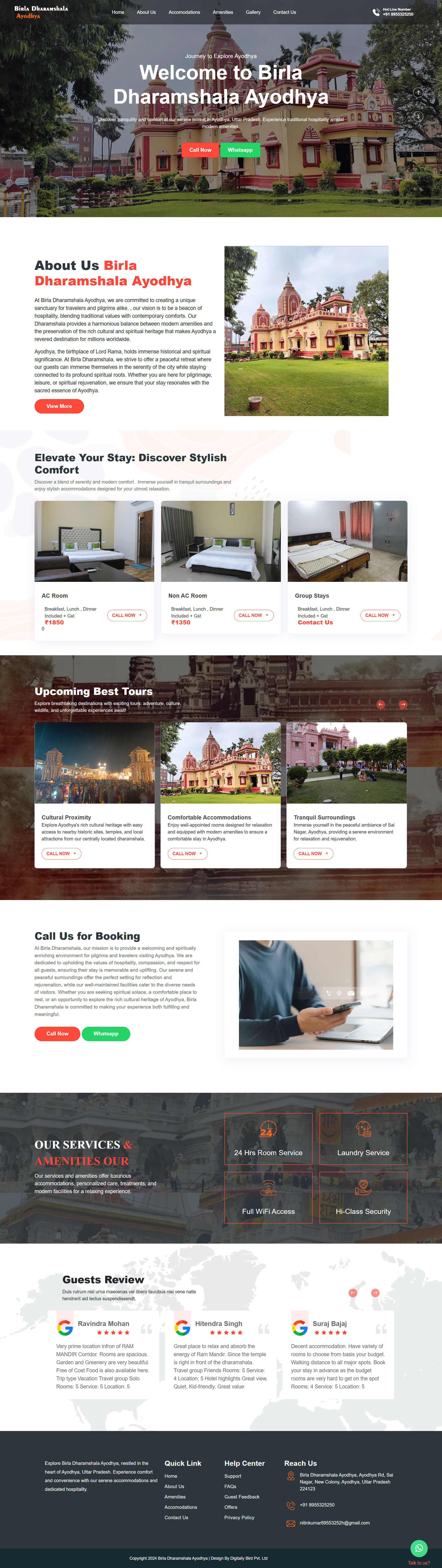 Hotel Website Design