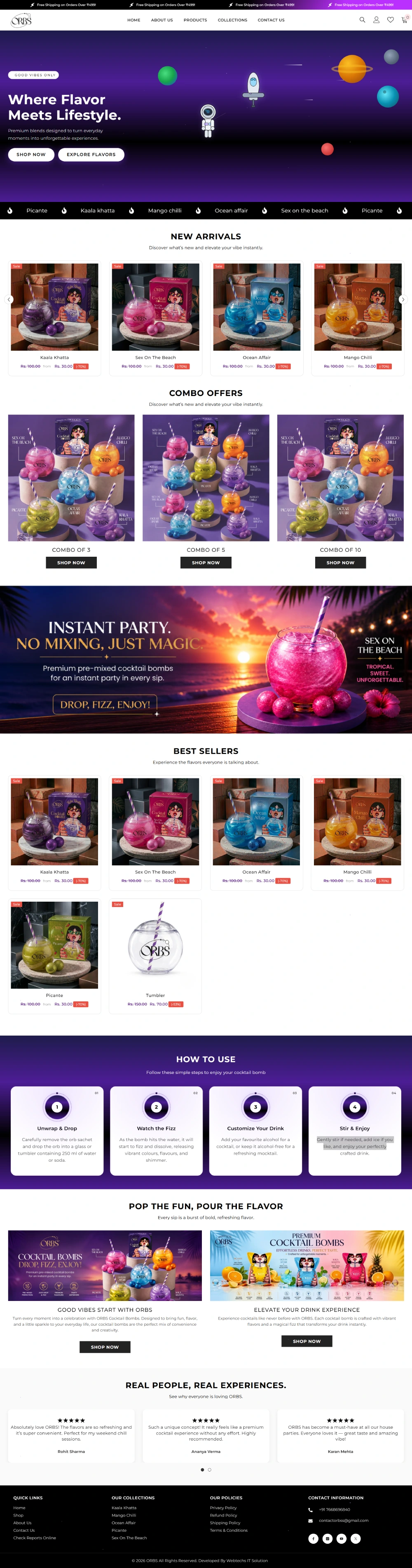 Tarot Website Design