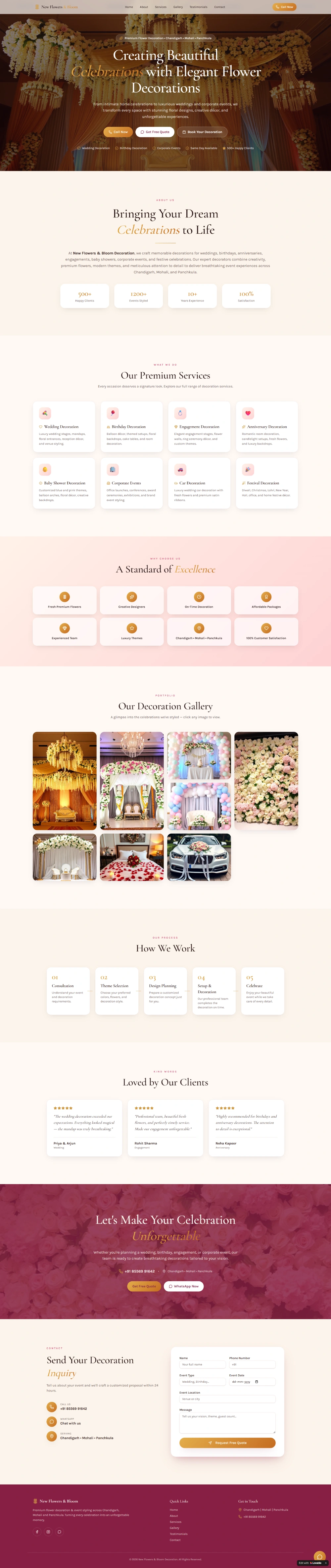 Event Website Design