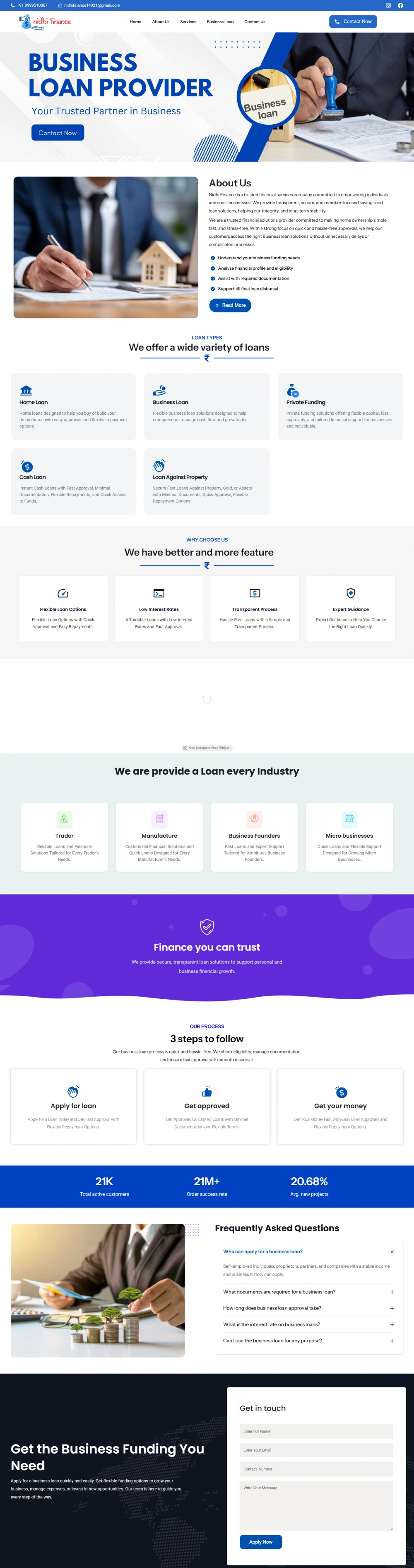 Loan Website Design