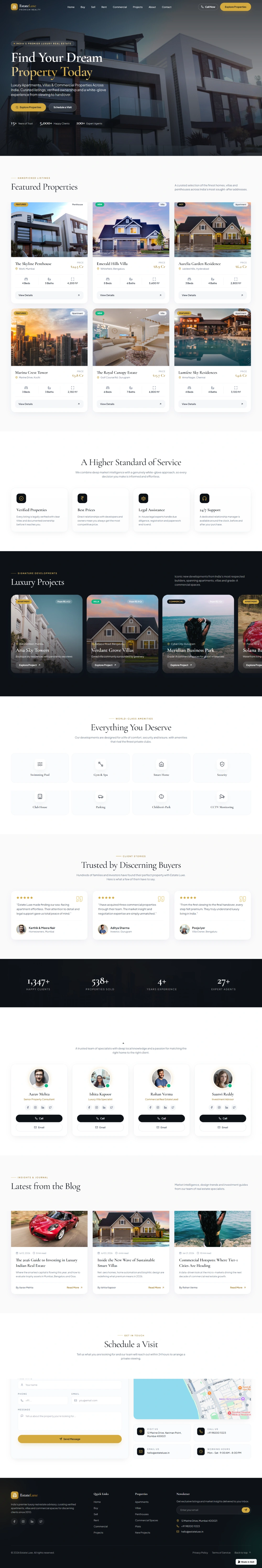 Realstate Website Design